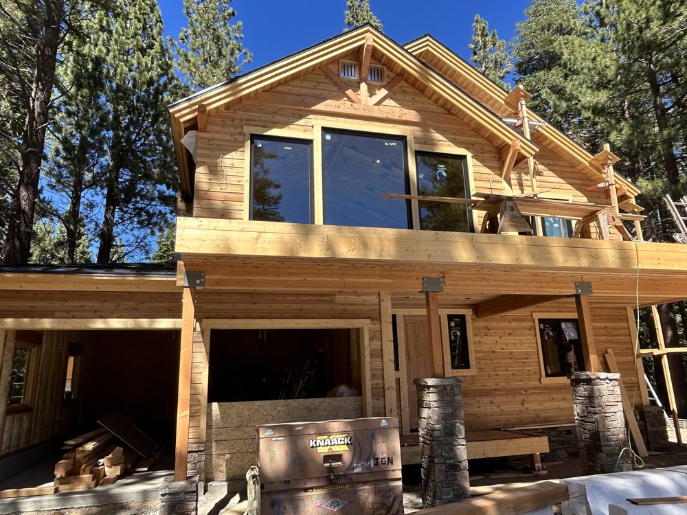 Cedar & stone, near completion