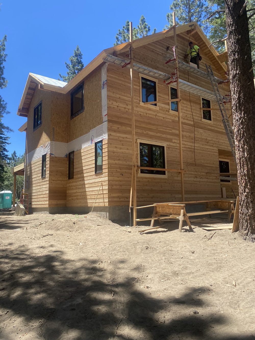 Sheathing stage