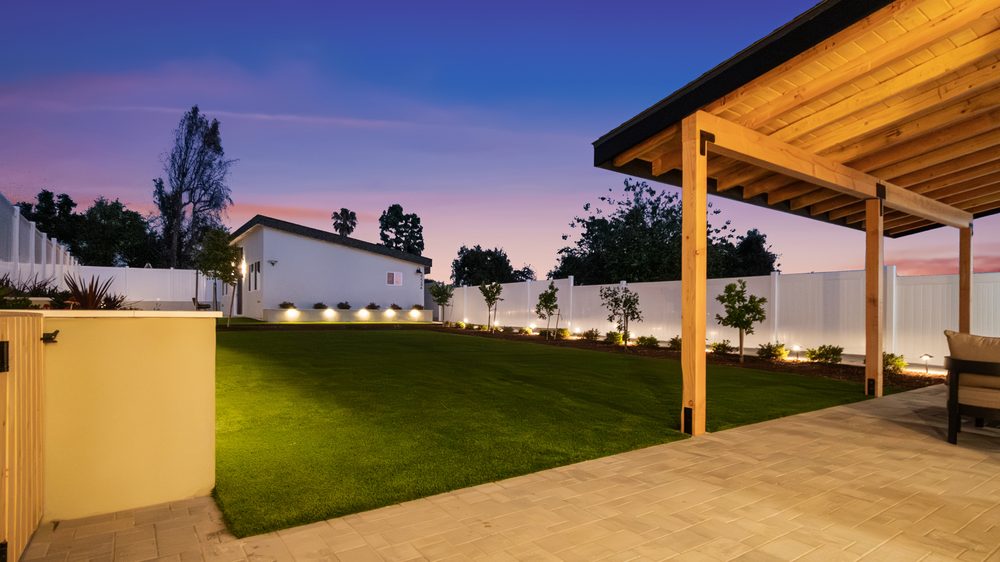 Covered patio and pergola