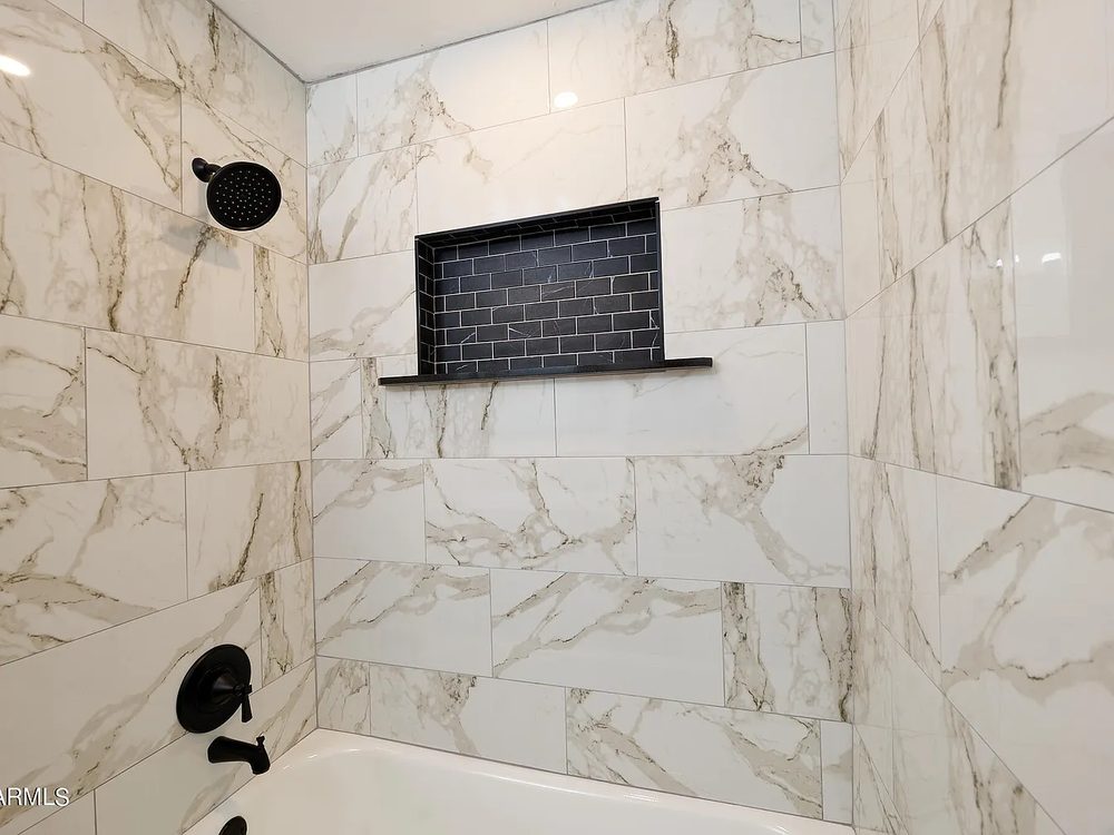 Marble shower