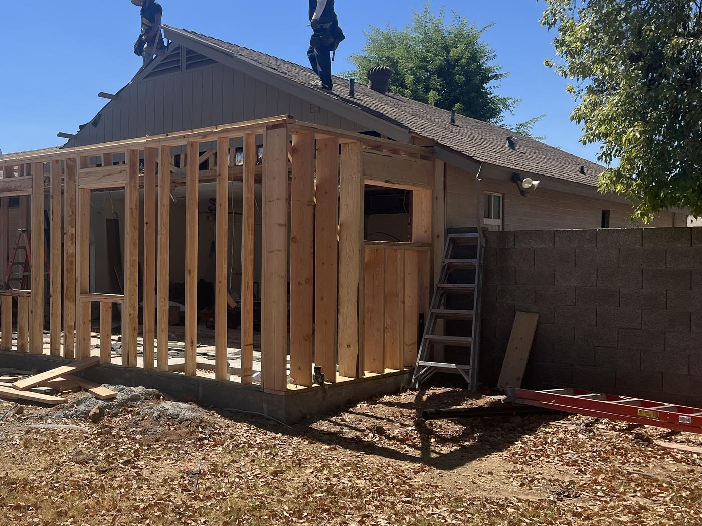 Framing the new suite