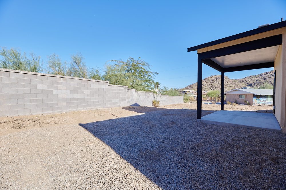 Covered patio